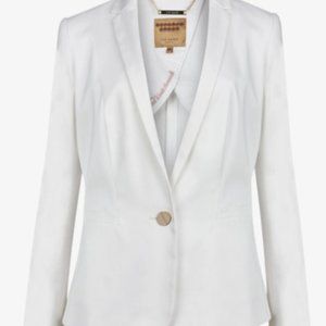 Ted Baker White Blazer - Size 0